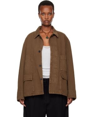 LE17SEPTEMBRE Le17Septembre Field Denim Jacket - Brown