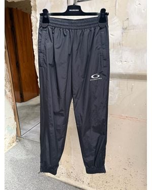 Balenciaga Elastic Waistband Sweatpants - Blue