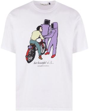Undercover Graphic Printed Crewneck T-Shirt - White