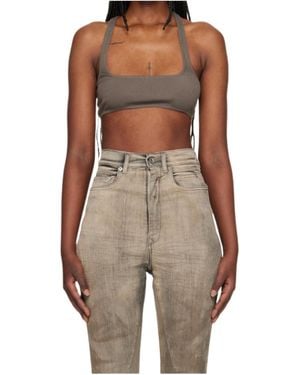 Rick Owens Square Neck Vest - Natural