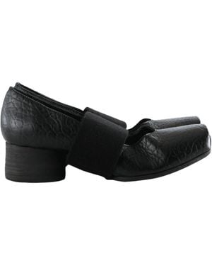 Uma Wang Square-Toe Ballet Flats - Black