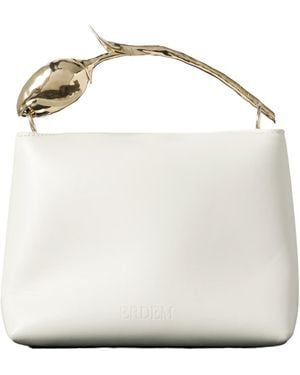 Erdem Bloom Mini Shoulder Bag - White