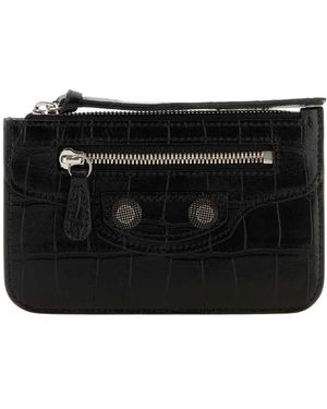 【Balenciaga】 正規品★ Le Cagole Coin Purse Black ★人気 Balenciaga Le Cagole Heart leather coin purse Balenciaga