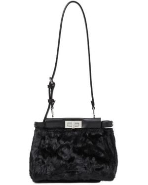 Fendi My Peekaboo Xs Shoulder Bag - Black