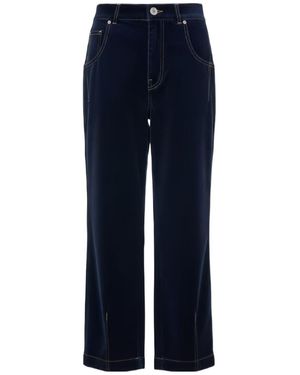 Eleventy Jeans With Belt Loops - Blue