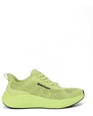 Palm Angels Sunset Panelled Low-Top Trainers - Green