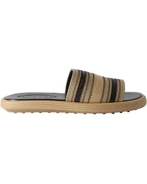 Tod's Two-Tone Slides - Brown