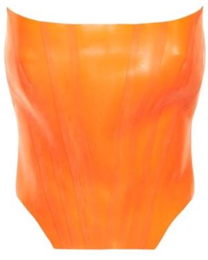 GIUSEPPE DI MORABITO Sleeveless Vest - Orange