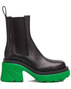 Bottega Veneta Flash Chelsea Boots - Green