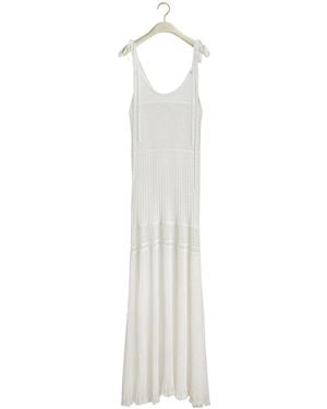 Dior Iviera Long Dress - White