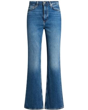 Rag & Bone Mediumblue Denim Flared Pants