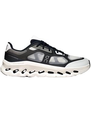 On Shoes Lace-Up Mesh Trainers - Black