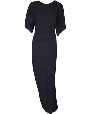 RED Valentino Rev Asymmetric Fluid Long Dress - Blue