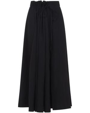 Studio Nicholson Messinas Gathered Wrap Skirt - Black