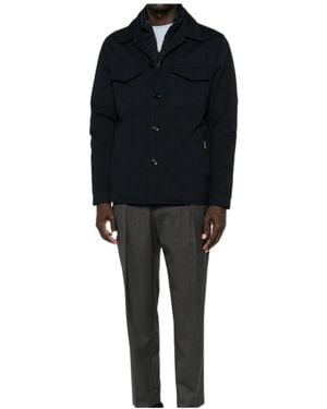 Moorer Long-Sleeved Down Jacket - Black