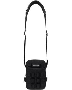 Balenciaga Army Crossbody Messenger Bag - White