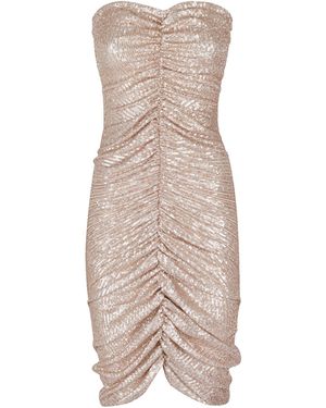 Norma Kamali Sequin-Embellished Dress - Natural