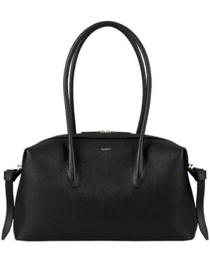 Yuzefi Brioche Pebble-Grained Leather Tote Bag - Brown
