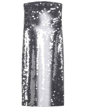 Sportmax Sequined Dress - Grey