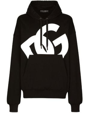 Dolce & Gabbana Pouched Pocket Hoodie - Black