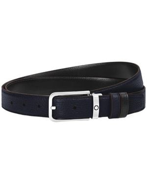 Montblanc 30 Mm Reversible Belt - Black