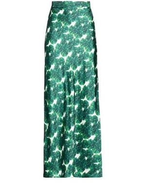 Max Mara Printed Midi Skirt - Green