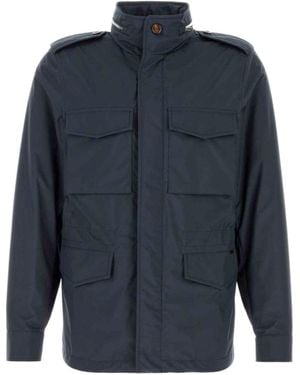 Moorer Denver Field Jacket - Blue