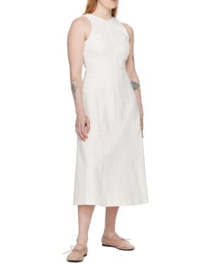 Proenza Schouler V-Neck Sleeveless Dress - White