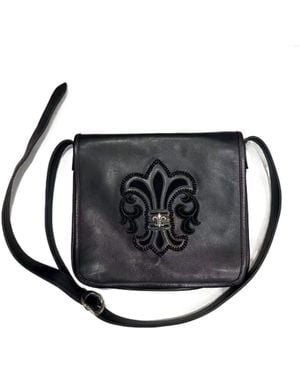 Chrome Hearts Logo Shoulder Bag - Black