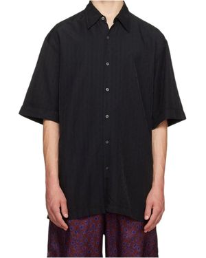 Dries Van Noten Short Sleeved Shirt - Black