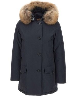 Woolrich Arctic Hooded Parka Coat - Blue