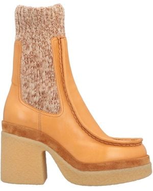 Chloé Ankle Boots - Natural