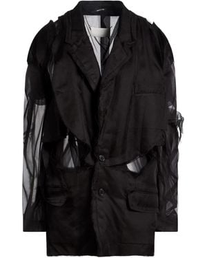 Maison Margiela Single-Breasted Blazer - Black