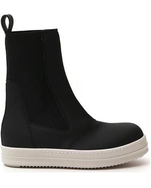 Rick Owens Splicing Design Boots - Black