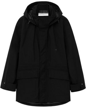 WOOYOUNGMI Hooded Utility Jacket - Black