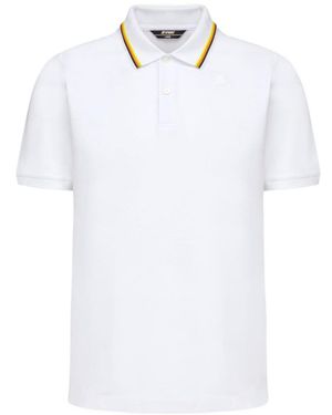 K-Way Jud Pique Polo Shirt - White