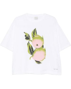 Paul Smith Fruit-Print T-Shirt - White