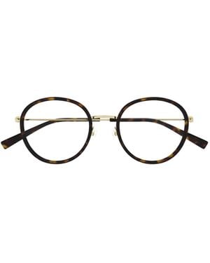 Gucci Eyewear Round Metal Glasses And Frames - White