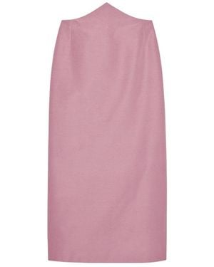 Gucci High-Waisted Mid-Length Skirt - Pink