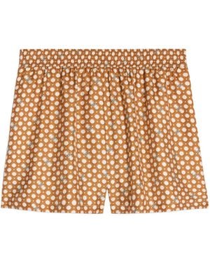 Celine Pajama Shorts - Natural