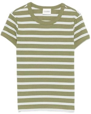 Closed Striped T-Shirt - Green