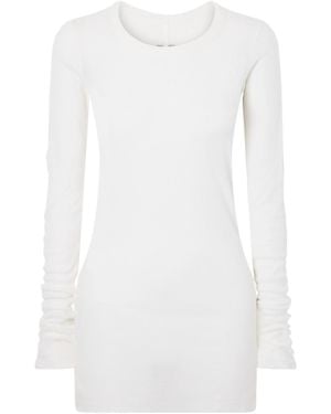 Rick Owens Cotton-Jersey T-Shirt - White