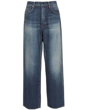 Nanamica Salvage Straight-Leg Jeans - Blue