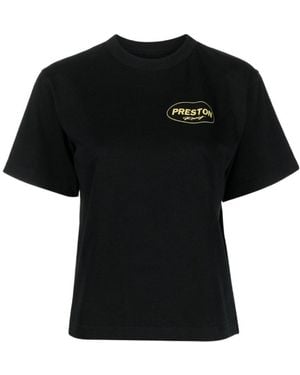 Heron Preston Logo Printed Crewneck T-Shirt - Black