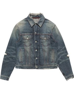 Acne Studios Re-Edition Worn Denim Jacket - Blue