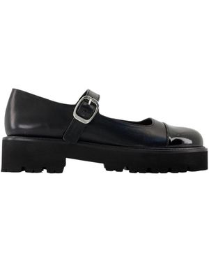 CAREL PARIS Carel Round Toe Mary Jane Shoes - Black