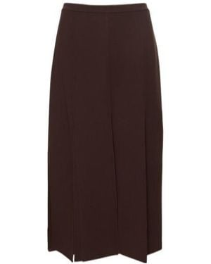 Michael Kors Stretch Pencil Skirt - Brown