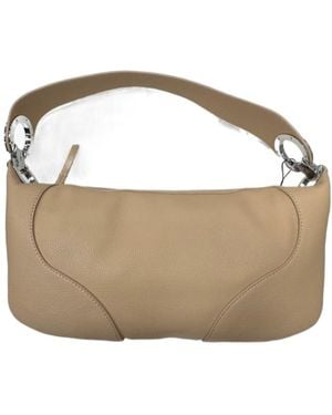 BY FAR Amira Leather Shoulder Bag - Metallic