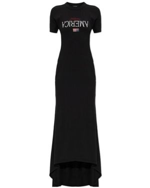 Willy Chavarria Welcome To America Dress - Black