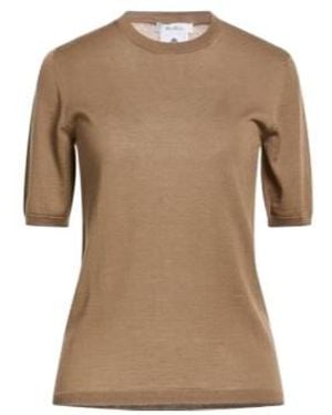 Max Mara Round-Neck Knit Top - Brown